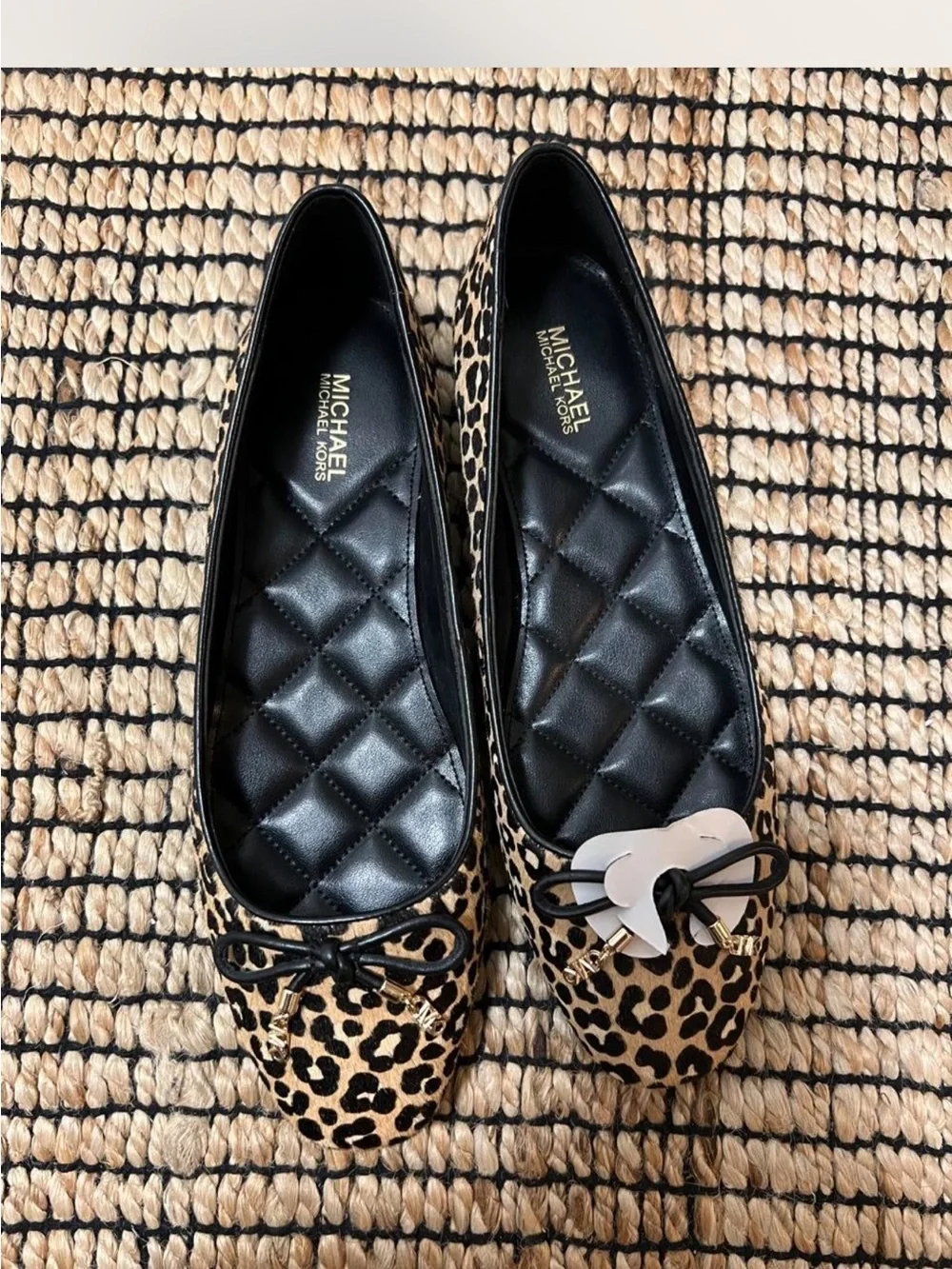 Michael Kors Leopard Print Haircalf Ballet Flats – Size 7.5 – NWT - Picture 3 of 5